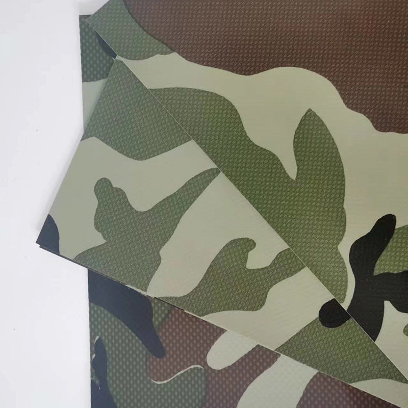 Camouflagestof PVC gecoate polyester zeilen