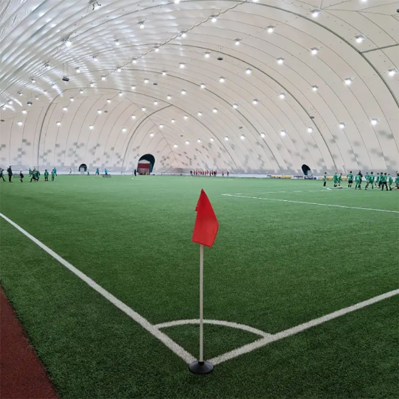 PVC gecoat polyesterweefsel voor opblaasbare sporttent / luchtkoepel