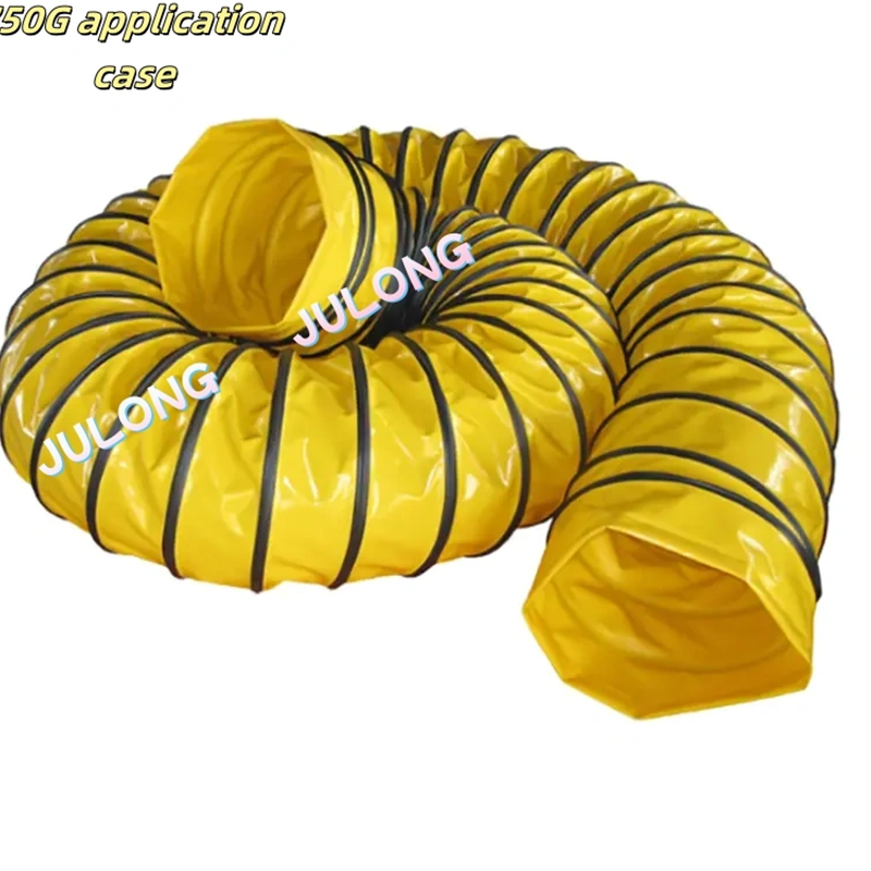 PVC gecoate polyesterweefsel voor mijnenventilatiesysteem